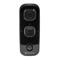 Swann - SwannBuddy Wireless 1080p Full HD Video Doorbell - Black
