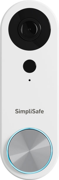 Thumbnail for SimpliSafe - Pro Video Doorbell - Wired - White