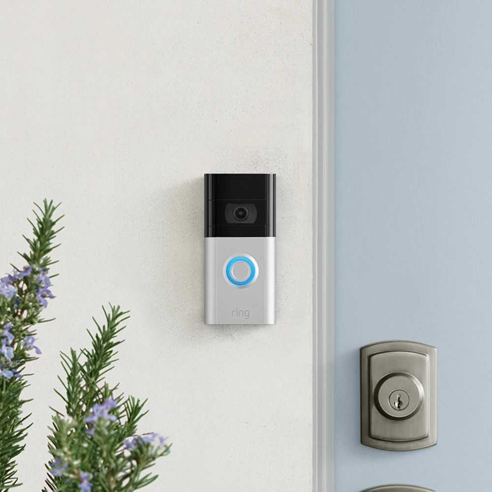 Ring - Video Doorbell 3 - Satin Nickel