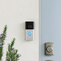 Thumbnail for Ring - Video Doorbell 3 - Satin Nickel