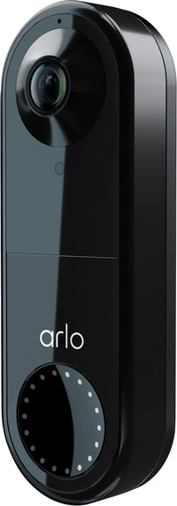 Thumbnail for Arlo - Essential Wi-Fi Smart Video Doorbell - Wired - Black