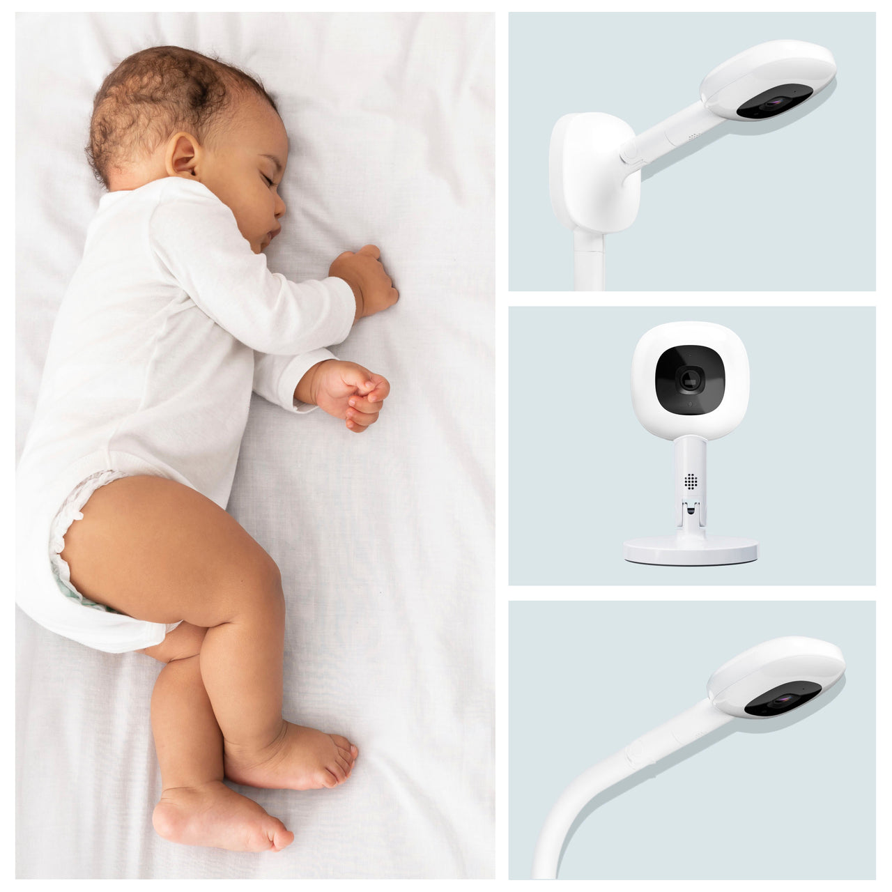 Nanit - Pro Smart Baby Monitor and Wall Mount - White