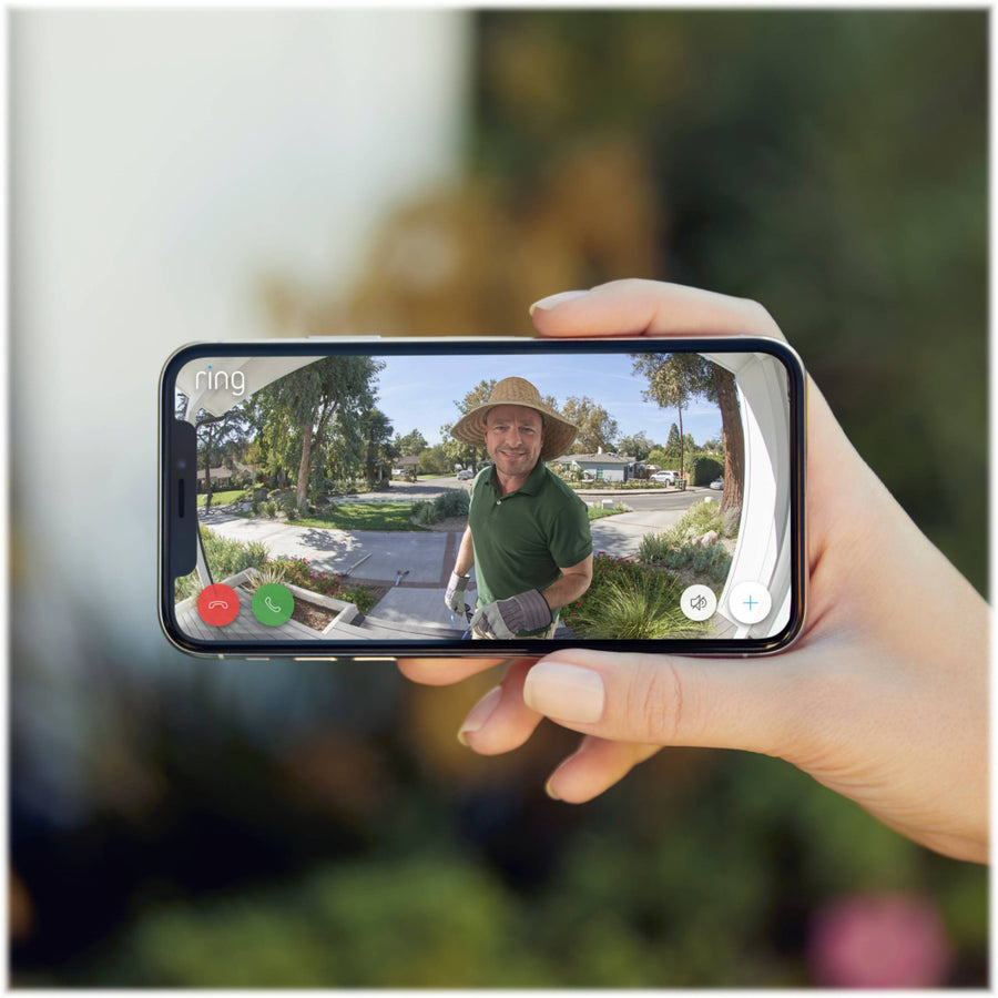 Ring - Video Doorbell Pro Smart Wi-Fi - Wired - Satin Nickel