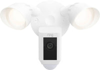 Thumbnail for Ring - Floodlight Cam Plus Outdoor Wired 1080p Surveillance Camera - White