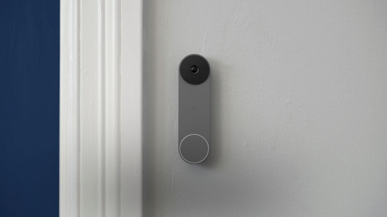 Google - Nest Wi-Fi Video Doorbell - Battery Operated - Ash