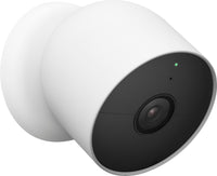 Thumbnail for Google - Nest Cam Indoor/Outdoor Wire Free Security Camera - Snow