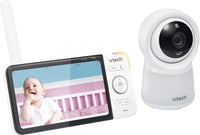 Thumbnail for VTech - Smart Wi-Fi Video Baby Monitor w/ 5” HC Display and 1080p HD Camera, Built-in night light, RM5754HD - White