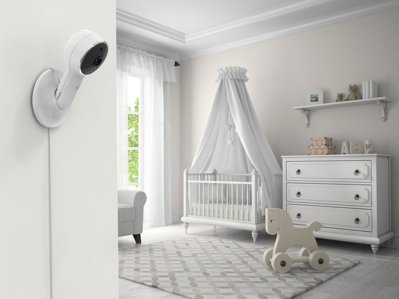 Motorola - VM65 Connect 5" WiFi Video Baby Monitor