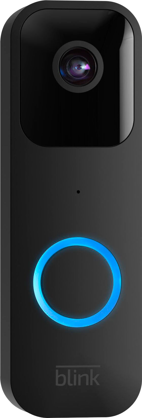 Blink - Smart Wifi Video Doorbell – Wired/Battery Operated with Sync Module 2 - Black