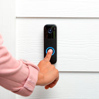 Thumbnail for Blink - Smart Wifi Video Doorbell – Wired/Battery Operated with Sync Module 2 - Black