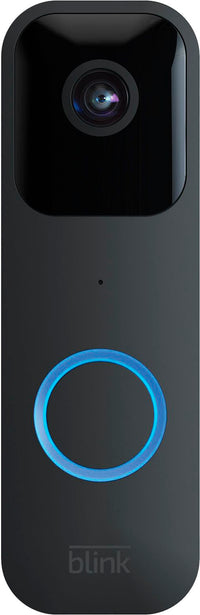 Thumbnail for Blink - Smart Wifi Video Doorbell – Wired/Battery Operated with Sync Module 2 - Black