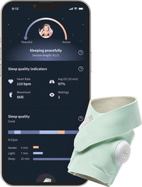 Thumbnail for Owlet - Dream Sock Baby Monitor - Mint