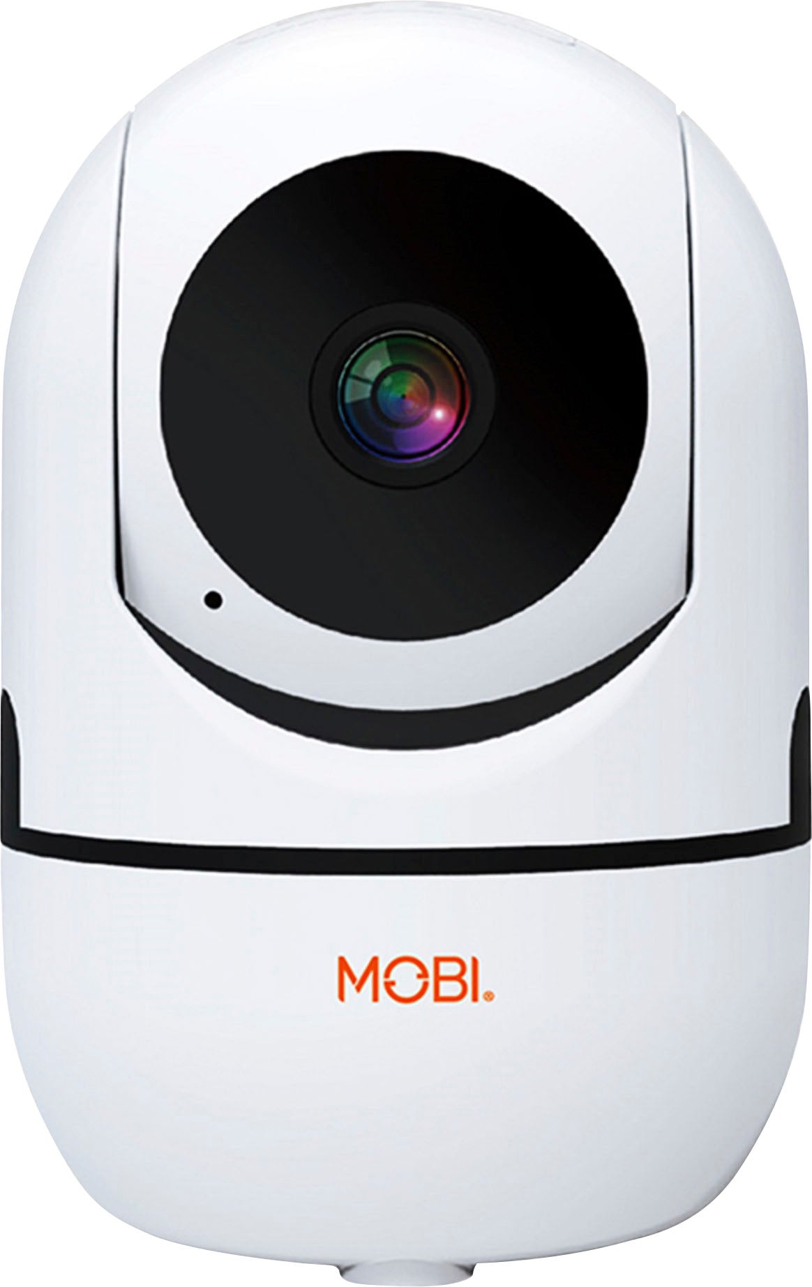 MOBI - Cam HDX Smart HD Pan & Tilt Wi-Fi Baby Monitoring Camera with 2-way Audio and Powerful Night Vision - White