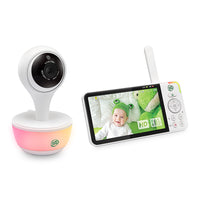 Thumbnail for LeapFrog - 1080p WiFi Remote Access Video Baby Monitor with 5” High Definition 720p Display, Night Light, Color Night Vision - white