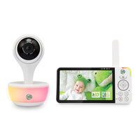 Thumbnail for LeapFrog - 1080p WiFi Remote Access Video Baby Monitor with 5” High Definition 720p Display, Night Light, Color Night Vision - white