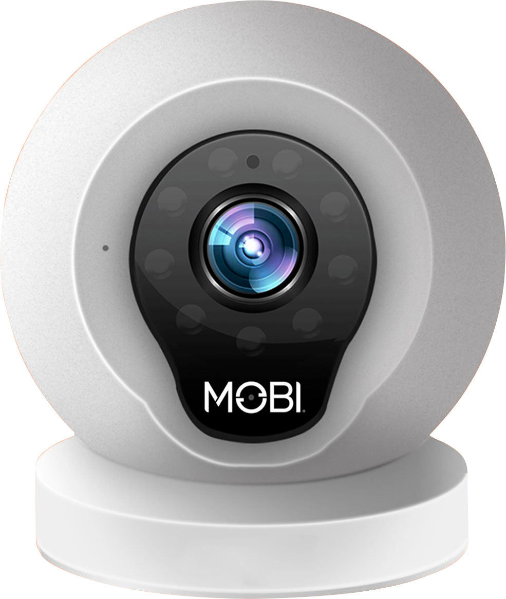 MOBI - Cam Multi-Purpose Smart HD Wi-Fi Baby Camera Monitor with 2-way Audio, Recording, and motion detection - White