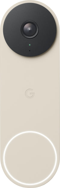 Thumbnail for Google - Geek Squad Certified Refurbished Nest Doorbell Wired (2nd Generation) - Linen