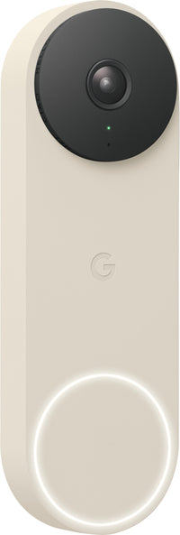 Thumbnail for Google - Geek Squad Certified Refurbished Nest Doorbell Wired (2nd Generation) - Linen