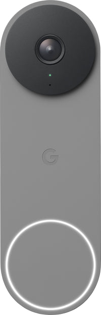 Thumbnail for Google - Geek Squad Certified Refurbished Nest Doorbell Wired (2nd Generation) - Ash