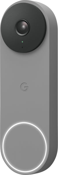 Thumbnail for Google - Geek Squad Certified Refurbished Nest Doorbell Wired (2nd Generation) - Ash