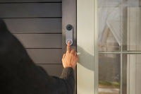Thumbnail for Google - Geek Squad Certified Refurbished Nest Doorbell Wired (2nd Generation) - Ash