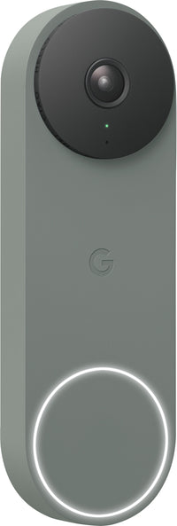 Thumbnail for Google - Geek Squad Certified Refurbished Nest Doorbell Wired (2nd Generation) - Ivy