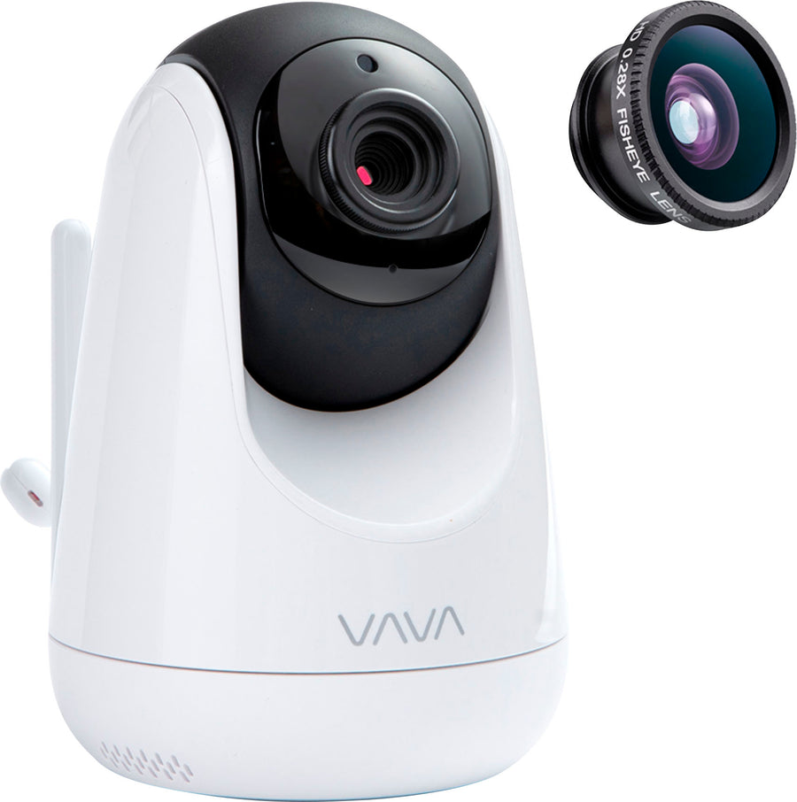 VAVA - Baby Monitor Add-on Bluetooth Camera with 720P HD Video and Precision Autofocus - White