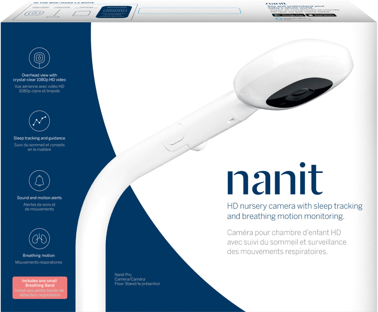 Nanit Pro Smart Baby Monitor & Floor Stand